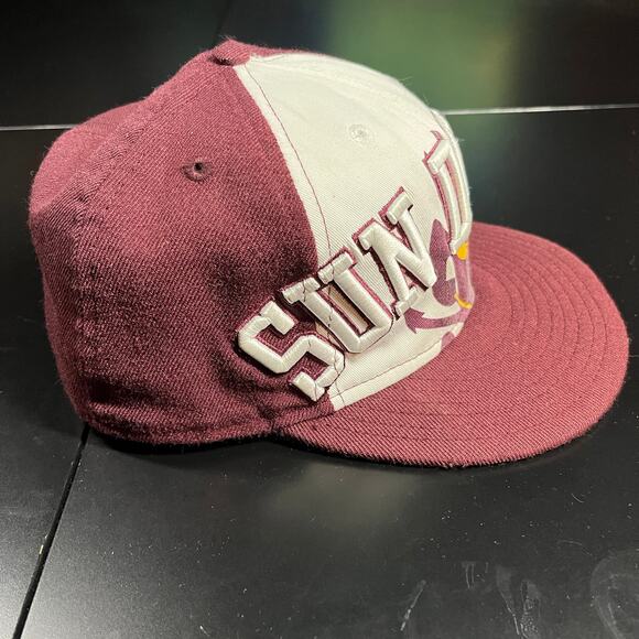 Vintage New Era 59Fifty Arizona Sun Devils Fitted Men’s Sz 7 1/2 Preowned - Picture 2 of 6